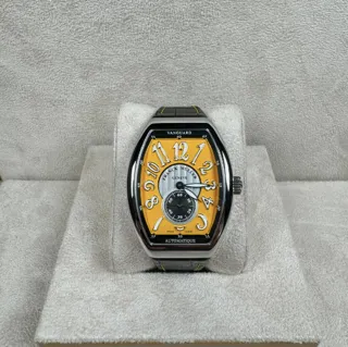 Franck Muller Lady Slim Vintage V 35 S S6 AT FO VIN AC.JA Stainless steel Golden and Yellow