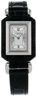 Hermès Hauteville BO-HT1.290 18k white gold Silver