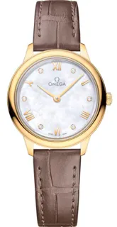 Omega De Ville 434.53.28.60.55.002 Yellow gold White