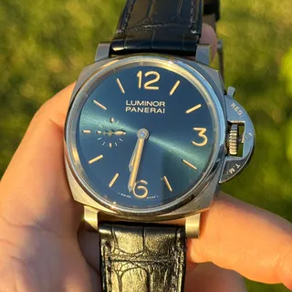 Panerai Luminor Due PAM 00728 Titanium Blue