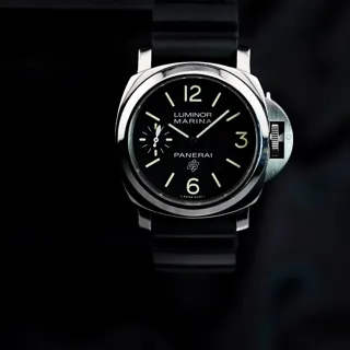 Panerai Luminor Marina Logo PAM 776 Stainless steel Black