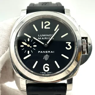 Panerai Luminor Marina Logo PAM 00005 Stainless steel Black