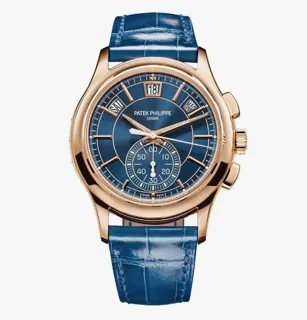 Patek Philippe Annual Calendar Chronograph 5905R-010 Rose gold Blue