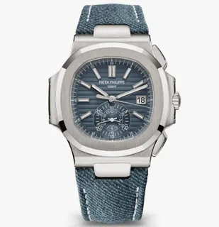 Patek Philippe Nautilus 5980/60G-001 White gold Blue