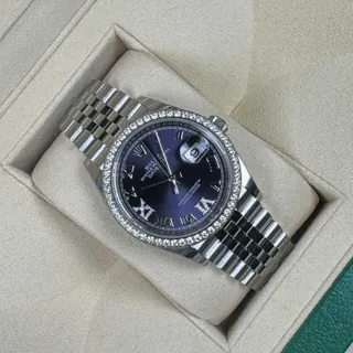 Rolex Datejust 126284RBR-0013 White gold and Stainless steel Purple