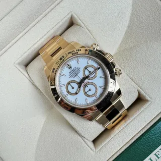 Rolex Daytona 126508-0001 Yellow gold White