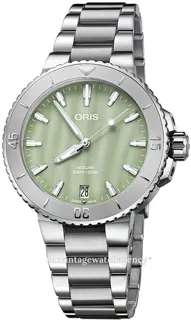 Oris Aquis 01 733 7770 4157-07 8 18 05P Stainless steel Green