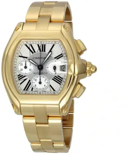 Cartier Roadster W62021Y2 18k yellow gold Silver