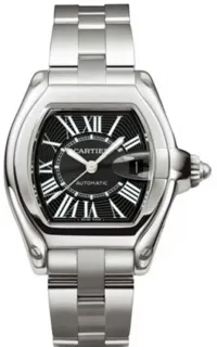 Cartier Roadster W62041V3 Stainless steel Black