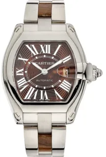 Cartier Roadster W6206000 White gold Brown