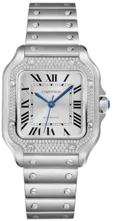 Cartier Santos de Cartier W4SA0005 Stainless steel sunray