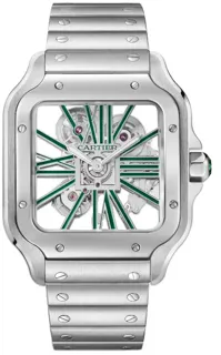 Cartier Santos de Cartier WHSA0028 Stainless steel Green