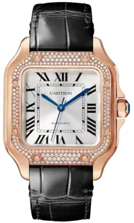 Cartier Santos de Cartier WJSA0012 Rose gold Silver