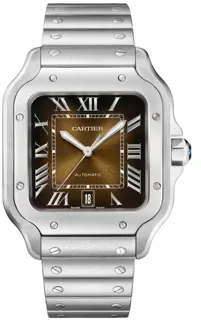 Cartier Santos de Cartier WSSA0064 Stainless steel Brown