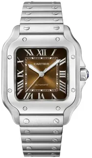 Cartier Santos de Cartier WSSA0065 Stainless steel Brown