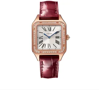 Cartier Santos Dumont WJSA0017 Rose gold Silver