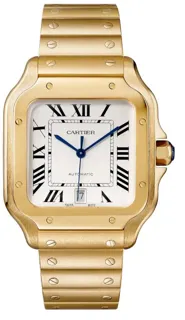 Cartier Santos WGSA0029 Yellow gold Silver