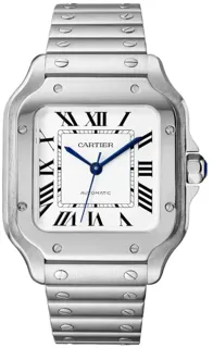 Cartier Santos WSSA0029 Stainless steel Silver