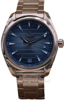 Omega Aqua Terra 150M 220.10.41.21.03.005 Stainless steel Blue