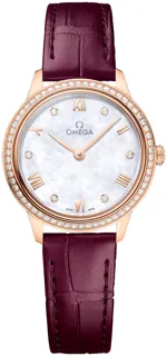 Omega De Ville 434.58.28.60.55.001 Sedna gold White