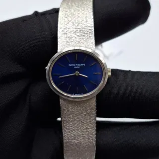 Patek Philippe Vintage White gold Blue