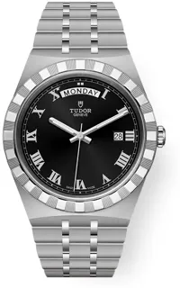 Tudor Royal M28600-0003 Stainless steel Black Sunray-Finish