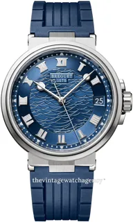 Breguet Marine 5517BB/Y2/5ZU White gold Blue