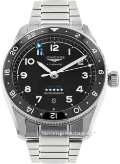 Longines Spirit L3.812.4.53.6 Stainless steel Black