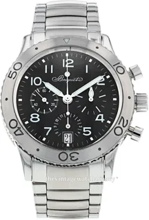 Breguet Type XX 3820ST/H2/SW9 Stainless steel Black