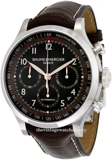 Baume & Mercier Capeland MOA10067 brushed/polished steel Black