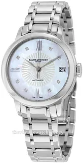 Baume & Mercier Classima M0A10268 brushed/polished steel white mother of pearl