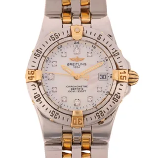 Breitling Galactic B71340 Stainless steel and 18ct Gold