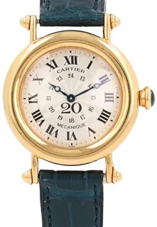 Cartier Diabolo 1460 32mm Yellow gold Silver