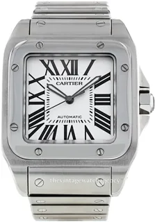 Cartier Santos 100 W200737G Stainless steel Silver