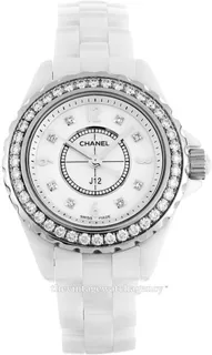 Chanel J12 H2572 White ceramic White