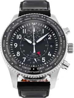 IWC Pilot IW395001 Stainless steel Black