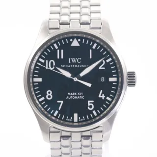 IWC Pilot Mark IW325504 Stainless steel Black