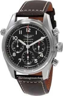 Longines Spirit L3.820.4.53.0 Stainless steel Black