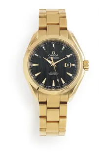 Omega Aqua Terra 231.50.34.20.01.001 Yellow gold Black