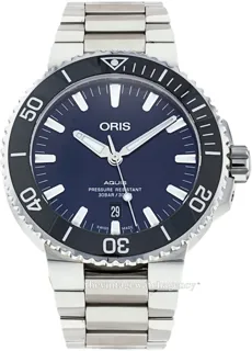 Oris Aquis 01 733 7730 4135-07 8 24 05PEB Stainless steel Blue