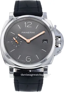 Panerai Luminor Due PAM 01247 Stainless steel Gray