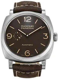 Panerai Radiomir 1940 3 Days Automatic PAM 00619 Titanium Brown