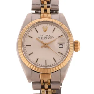 Rolex Datejust 6917 Stainless steel and 18ct Gold Silver