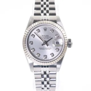 Rolex Datejust 69174G Stainless steel and 18k white gold Silver