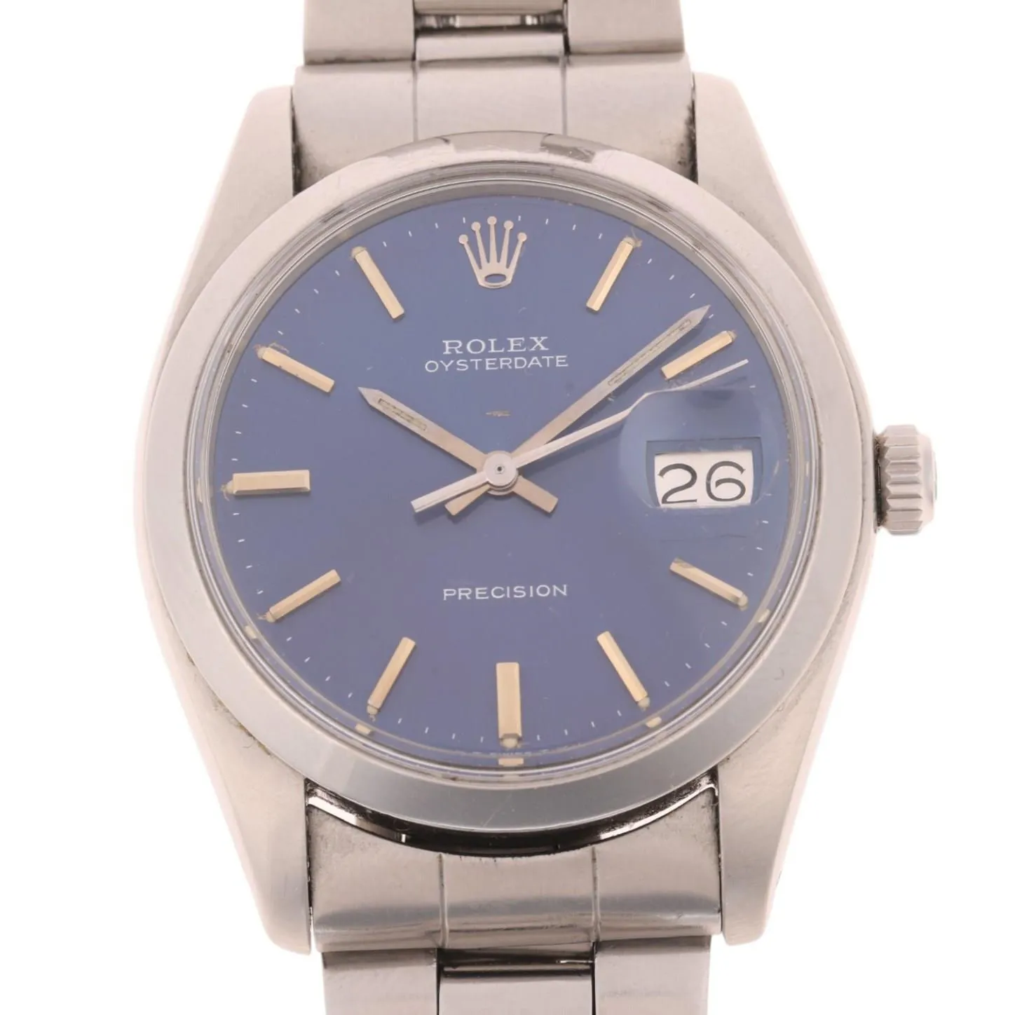 Rolex Oysterdate Precision 6694 Stainless steel Blue 1978 Japan | Dealer |  EveryWatch