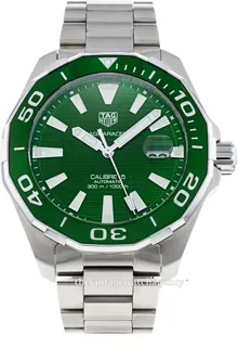 TAG Heuer Aquaracer WAY201S.BA0927 Stainless steel Green