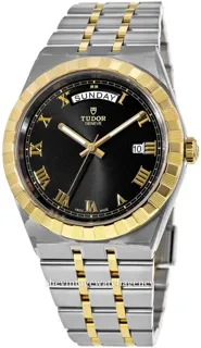 Tudor Royal M28603-0003 brushed/polished steel Black