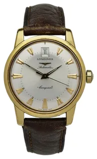 Longines Conquest 7290 633 18k yellow gold Silver