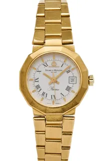 Baume & Mercier Riviera 832109 18k yellow gold White