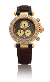 Cartier Pasha 1354 1 18k rose gold Brown